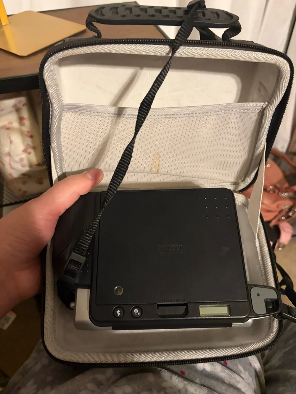 Fujifilm Instax Wide 300 instant Black and Silver - Compact Photo & Video Camera